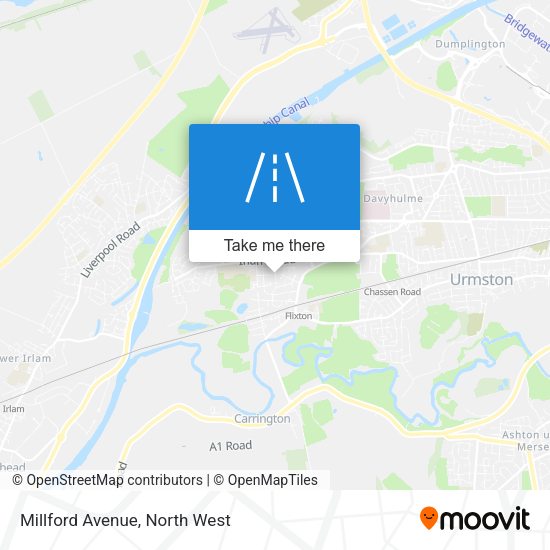 Millford Avenue map