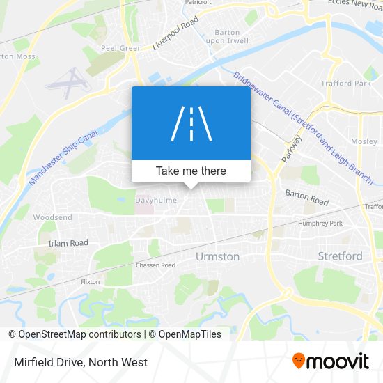 Mirfield Drive map