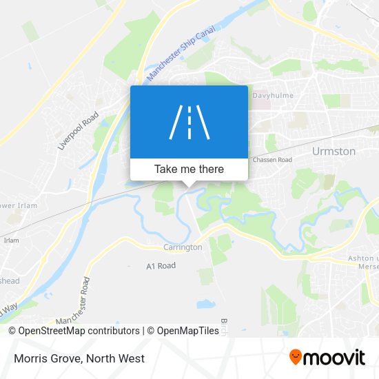 Morris Grove map