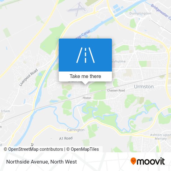 Northside Avenue map