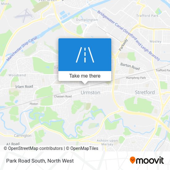 Park Road South map