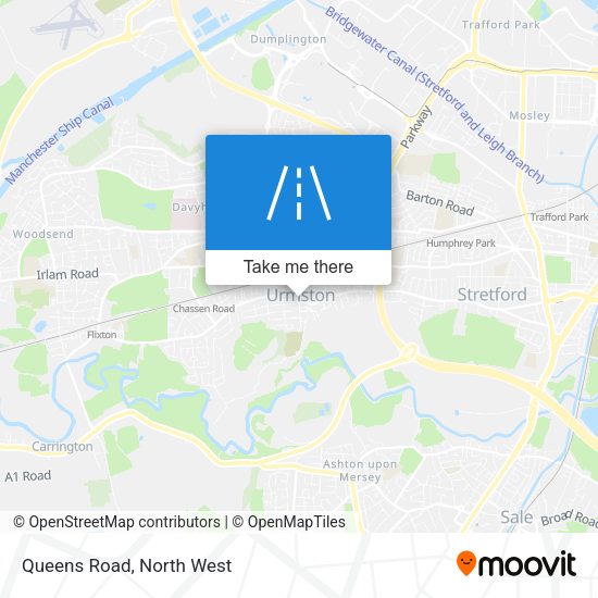 Queens Road map
