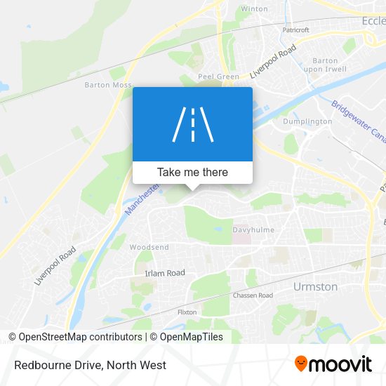 Redbourne Drive map