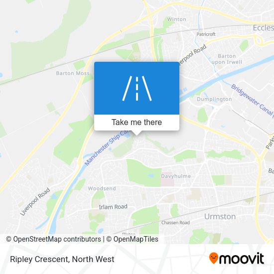 Ripley Crescent map