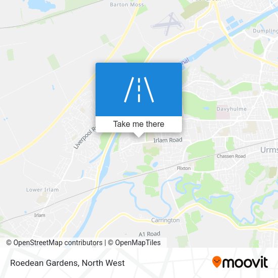 Roedean Gardens map