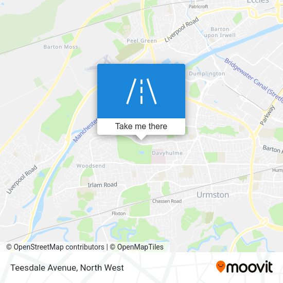 Teesdale Avenue map