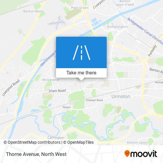 Thorne Avenue map