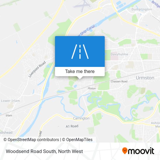 Woodsend Road South map