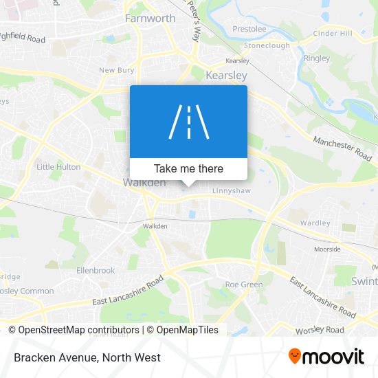 Bracken Avenue map
