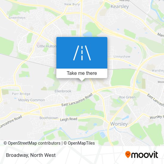 Broadway map