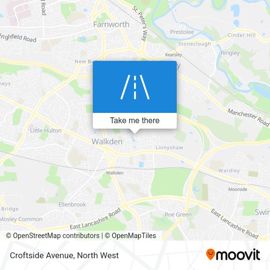 Croftside Avenue map