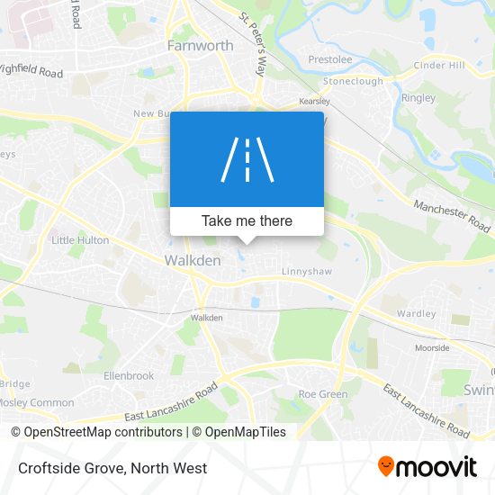 Croftside Grove map