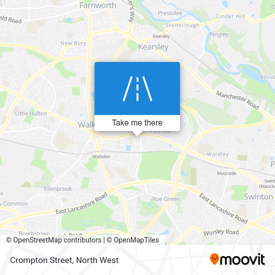 Crompton Street map