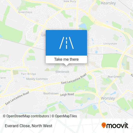 Everard Close map