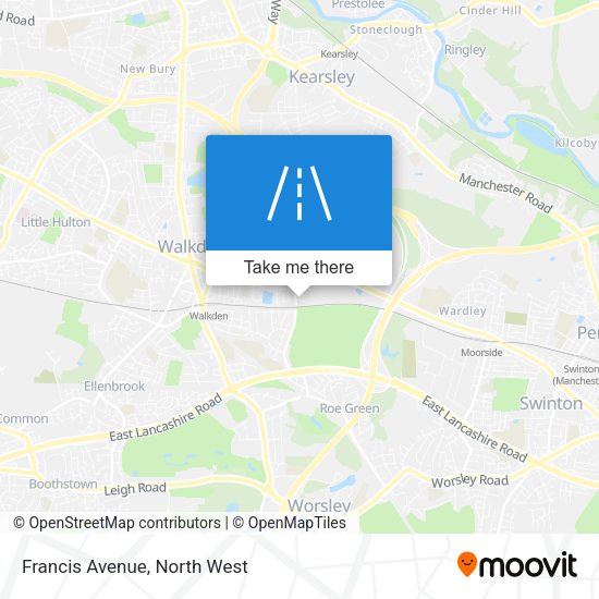 Francis Avenue map