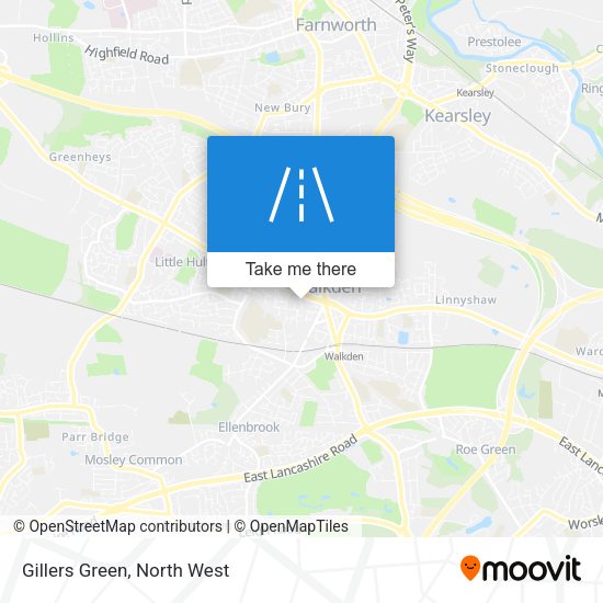 Gillers Green map