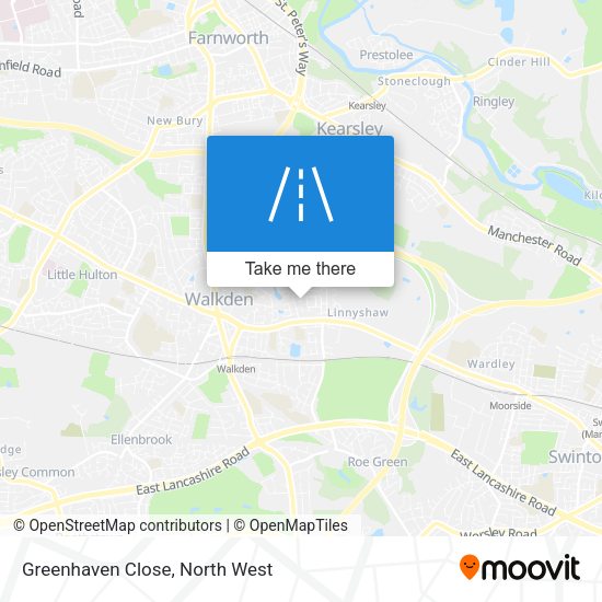 Greenhaven Close map