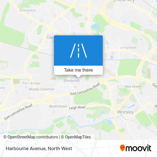 Harbourne Avenue map