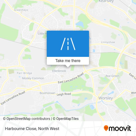 Harbourne Close map