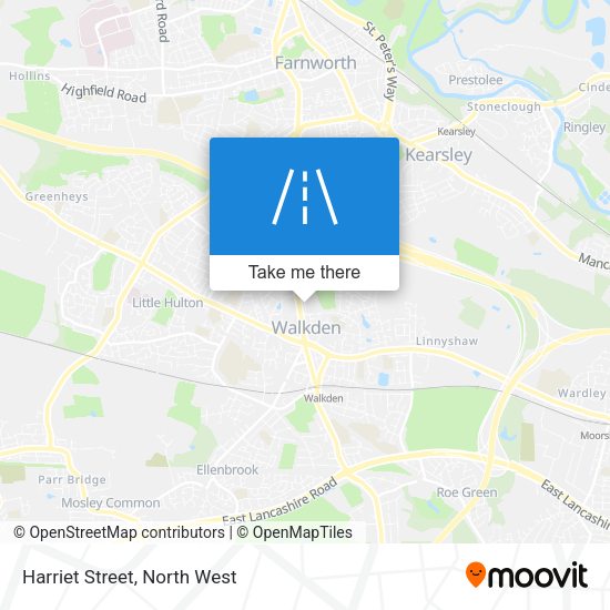 Harriet Street map