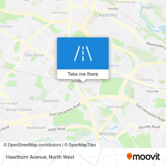 Hawthorn Avenue map