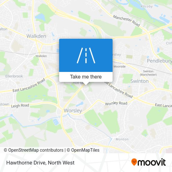 Hawthorne Drive map