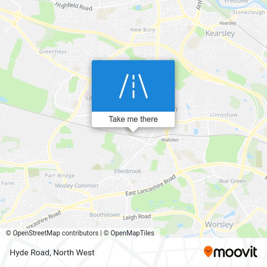 Hyde Road map