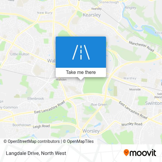 Langdale Drive map