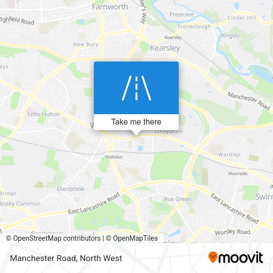 Manchester Road map