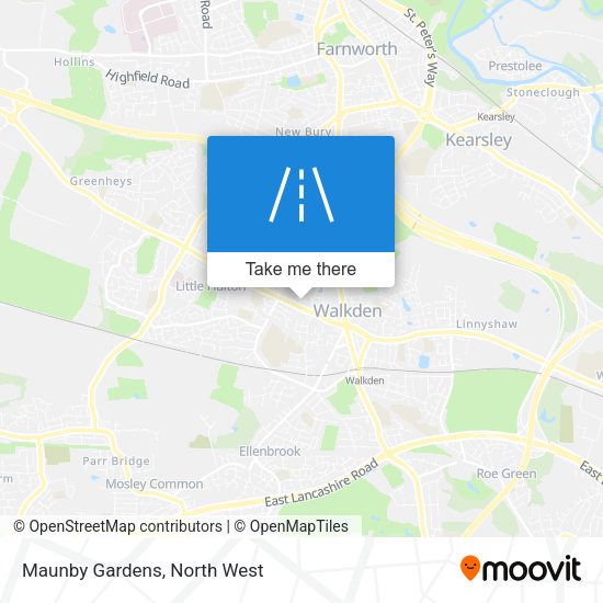 Maunby Gardens map