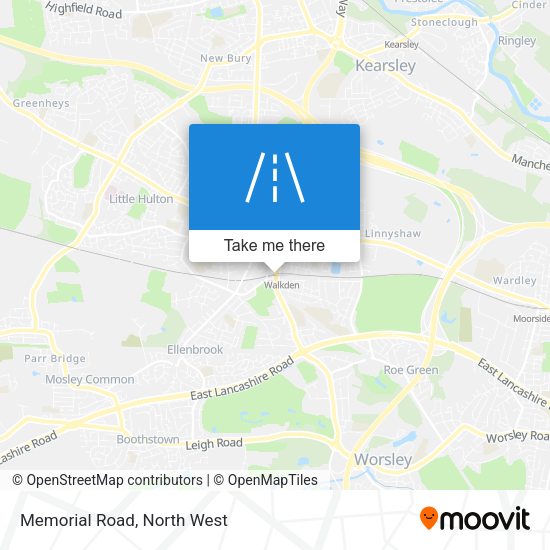 Memorial Road map