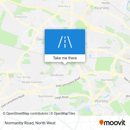 Normanby Road map
