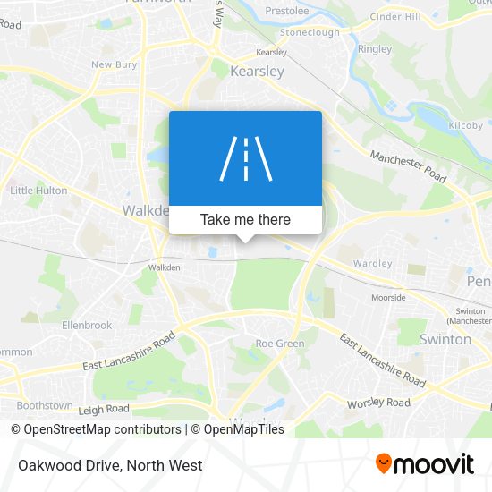 Oakwood Drive map