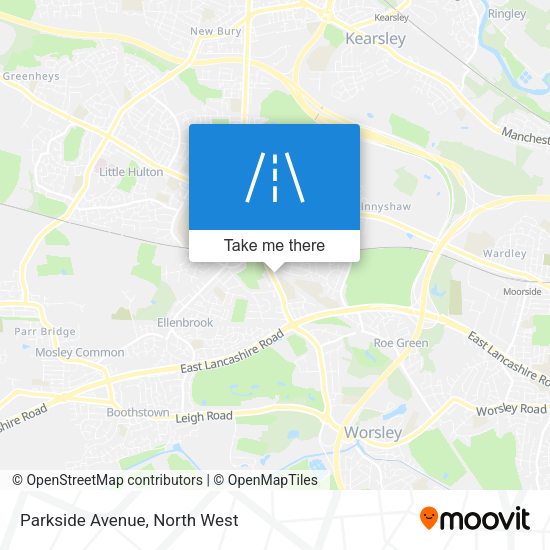 Parkside Avenue map