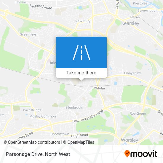 Parsonage Drive map