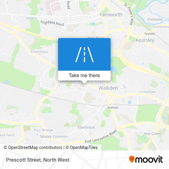 Prescott Street map