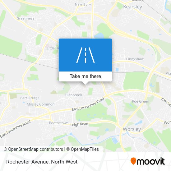 Rochester Avenue map