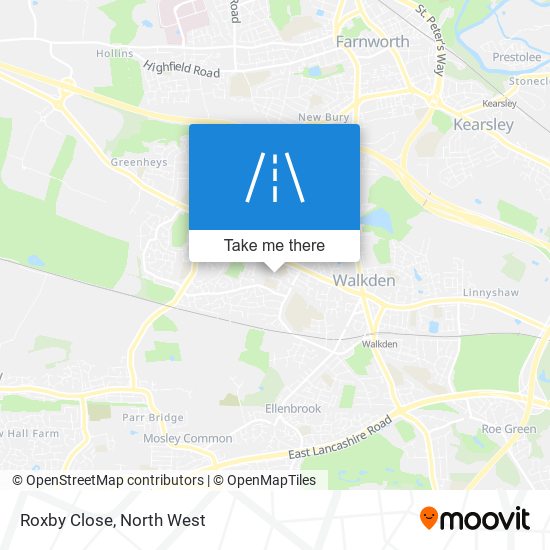 Roxby Close map