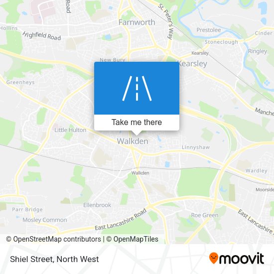 Shiel Street map