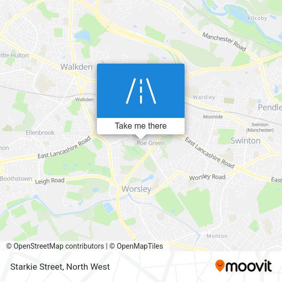 Starkie Street map