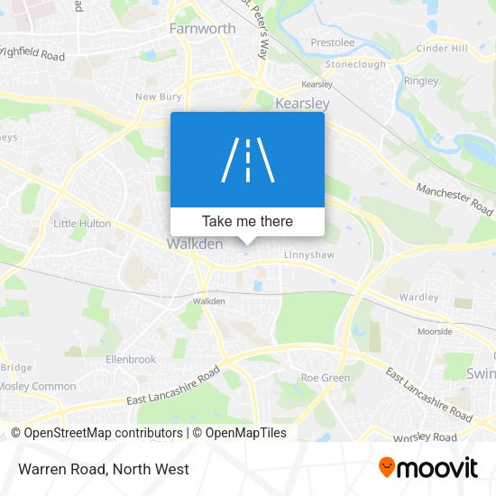 Warren Road map