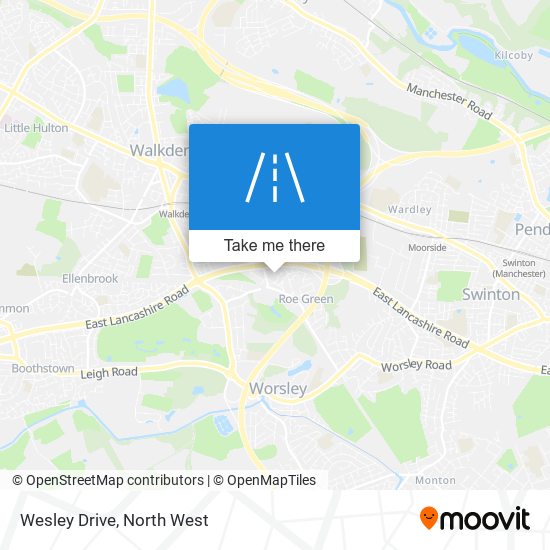 Wesley Drive map