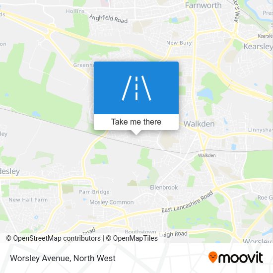Worsley Avenue map
