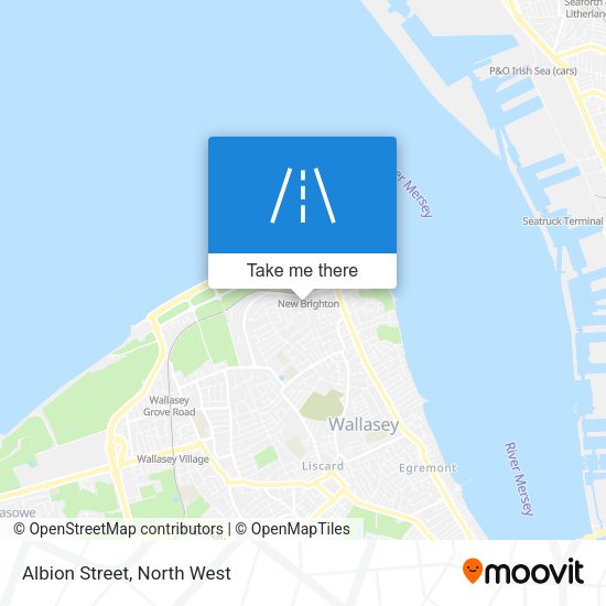 Albion Street map