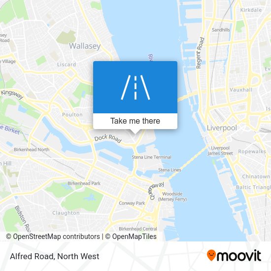 Alfred Road map