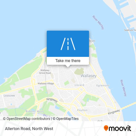 Allerton Road map