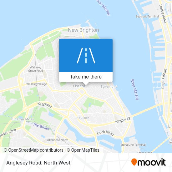 Anglesey Road map
