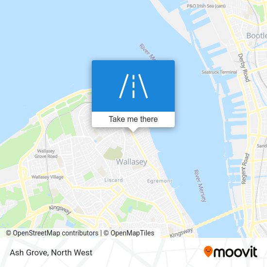 Ash Grove map