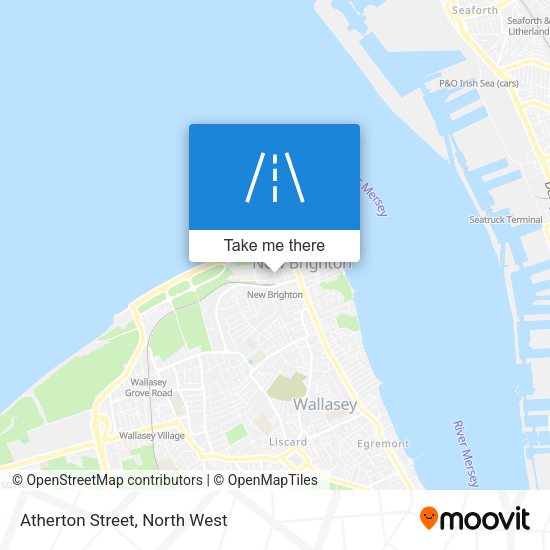 Atherton Street map