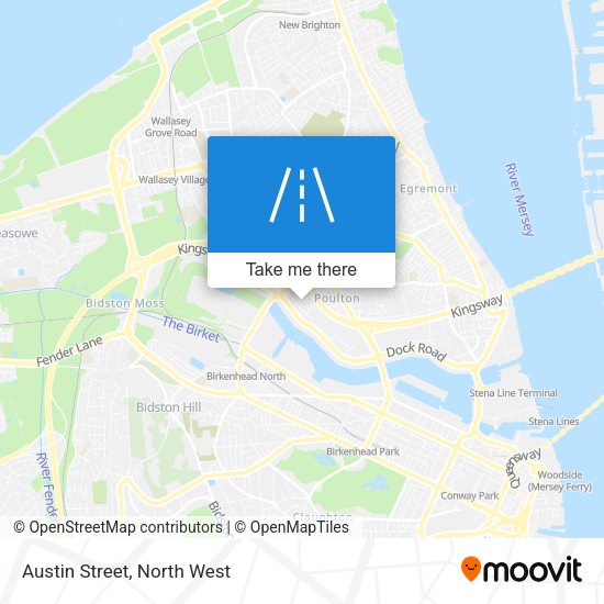 Austin Street map